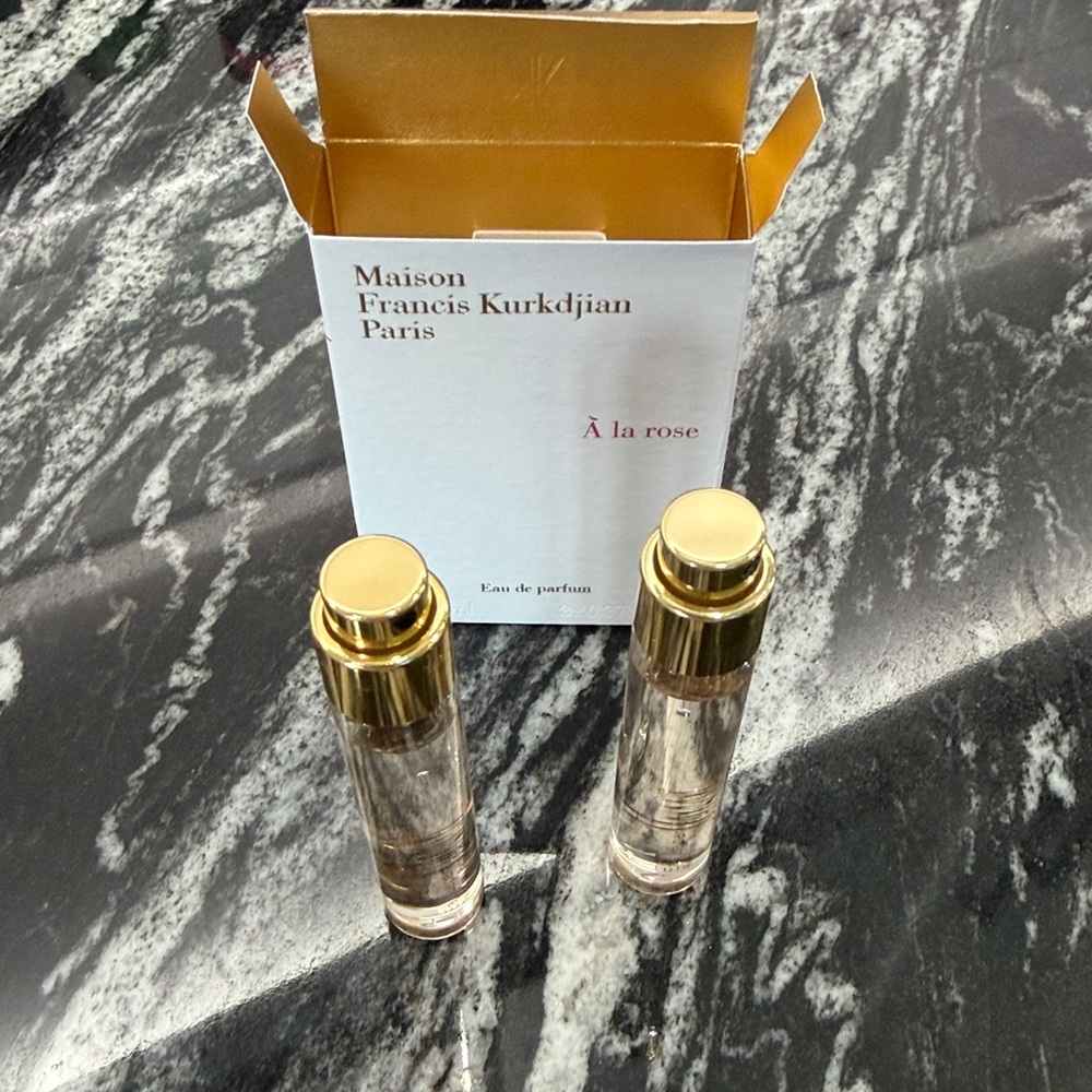 Maison Francis Kurkdjian À la rose .37 oz spray x2 Price is for BOTH